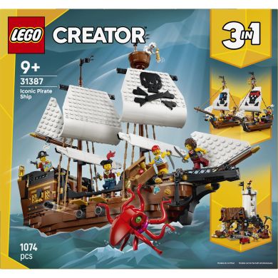 Конструктор Культовий піратський корабель Lego Creator 31387