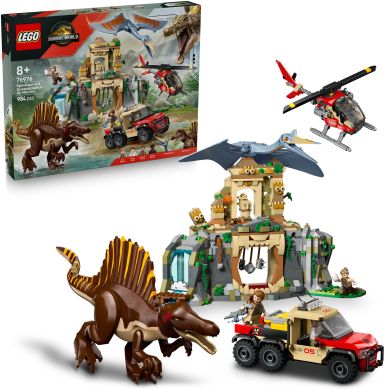 Конструктор Повітряна місія зі спинозавром і кетцалькоатлем LEGO Jurassic World 76976