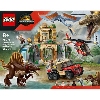 Конструктор Повітряна місія зі спинозавром і кетцалькоатлем LEGO Jurassic World 76976