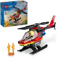Конструктор Пожежний рятувальний гелікоптер LEGO City 60411