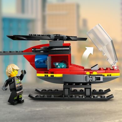 Конструктор Пожарный спасательный вертолет LEGO City 60411