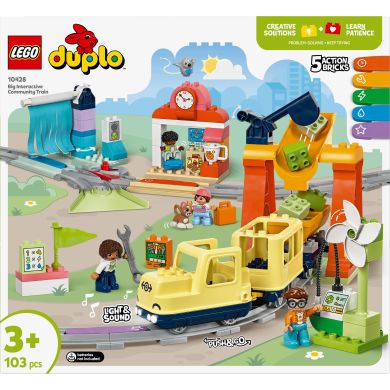 Конструктор Великий інтерактивний громадський потяг LEGO DUPLO Town 10428