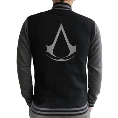 Куртка бомбер Асасін крід Abystyle Assassin's Creed Varsity Jacket Crest, S чорний ABYSWE017S, S