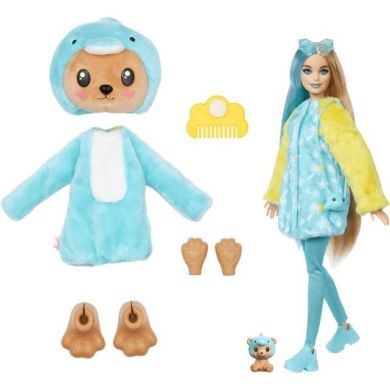 Лялька Barbie Cutie Reveal серії Чудове комбо ведмежа в костюмі дельфіна HRK25