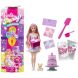 Лялька Barbie Party Unboxed серії Бьюті-вечірка у рожево-червоних тонах Barbie JFY68