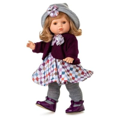 Лялька Berjuan (Берхуан) Colette в плаття з ромбиками 1M0090609419