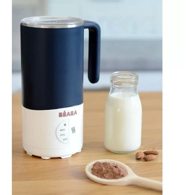 Міксер-підігрівач напоїв для дітей Milk Prep синій NEW Beaba 911693, Синій