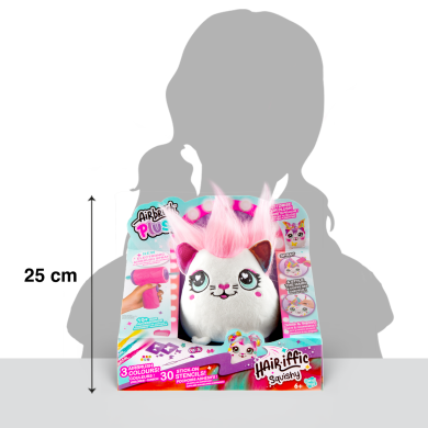 Набір DIY AIRBRUSH PLUSH Hair'iffic Зроби зачіску Серденько з іграшковим аерографом AIR040/2