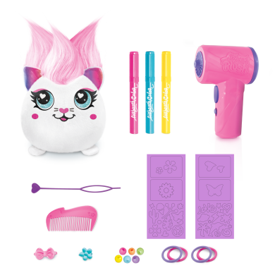 Набір DIY AIRBRUSH PLUSH Hair'iffic Зроби зачіску Серденько з іграшковим аерографом AIR040/2