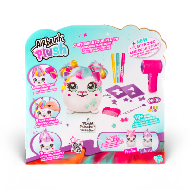 Набір DIY AIRBRUSH PLUSH Hair'iffic Зроби зачіску Серденько з іграшковим аерографом AIR040/2