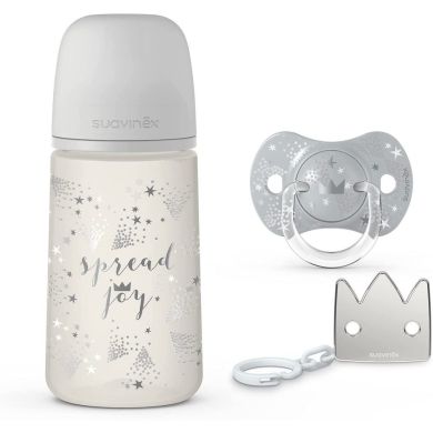 Набір для годування Spread joy Чарівні історії срібний Suavinex 307542, Сірий