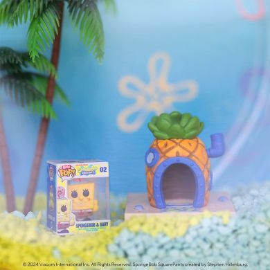 Набір фігурок BITTY POP! Town серії Губка Боб Квадратні Штани ГУБКА БОБ І ЙОГО ДІМ 83638