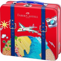Набор фломастеров Faber-Castell Connector в металлическом кейсе 40 цветов 31347