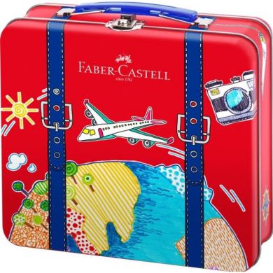Набор фломастеров Faber-Castell Connector в металлическом кейсе 40 цветов 31347