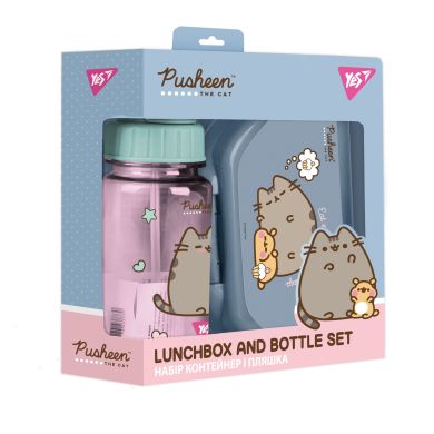 Набір контейнер і пляшка Yes Pusheen, 2 предмети 450145
