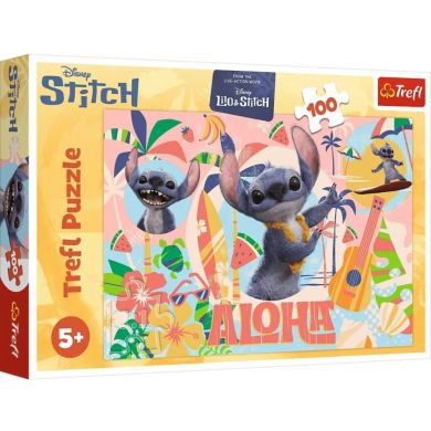 Пазли 100 Disney Stitch The Movie Стіч та друзі Trefl 16495