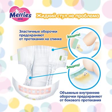 Підгузники дитячі розмір XL 12-20 кг / 40 шт (SJ) Merries 4901301420381, XL