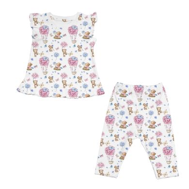 Пижама для девочки с рюшами My Little Pie Azalia PJ012, 9/12 місяців (74-80), 74