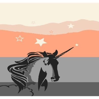 Плед Last Unicorn Biederlack Сірий 704078, 150 x 200