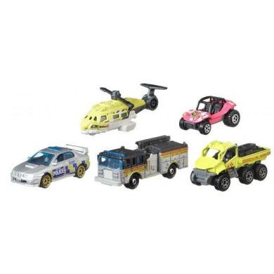 Подарочный набор автомобилей новый Matchbox 5 шт C1817