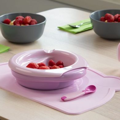 Подарунковий набір посуду Meal Set, від 6м+ (дівчинка) Chicco 16200.11, Рожевий