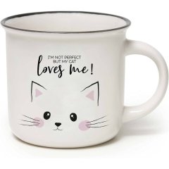 Порцелянова чашка Котик Legami CUP0014, Білий