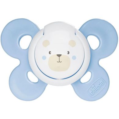 Пустышка Physio Comfort силиконовая от 0 до 6 месяцев 1 шт. (голубая) Chicco 74911.21, Голубой
