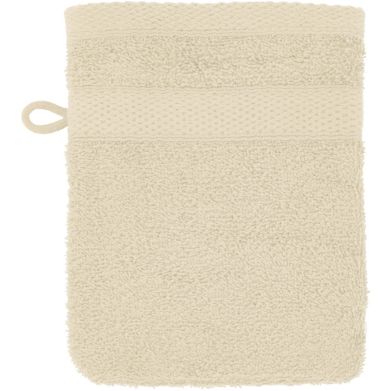 Рушник-рукавичка, 450 gr/m&sup2;, 15x21см (2шт), бежевий Tiseco 9159SAND