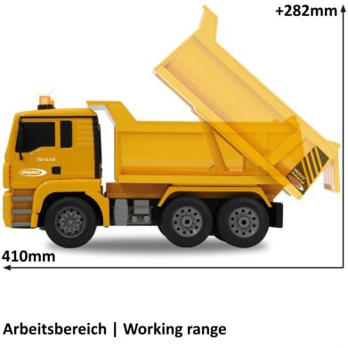 Самоскид на радіокеруванні MAN 1:20 2,4GHz, жовтий Jamara 405002