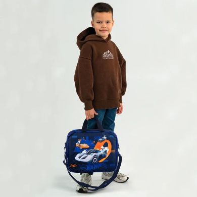 Шкільна текстильна сумка Kite A4, 1 відділення, 589 Hot Wheels HW25-589