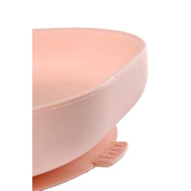 Силиконовая тарелка Beaba розовый 18 см 913431, Розовый