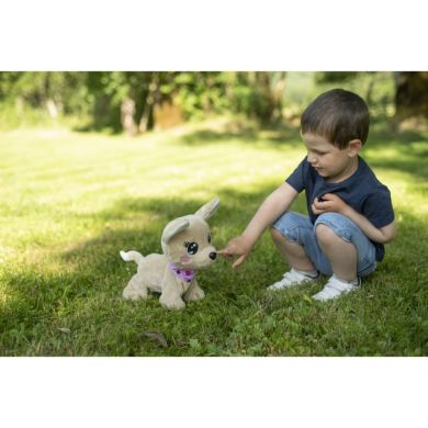 М'яка іграшка Собачка Chi Chi Love Baby Boo, інтерактивна, українська мова, виконує 12 команд, 60 звуків, 30 см, 2 + 5893500