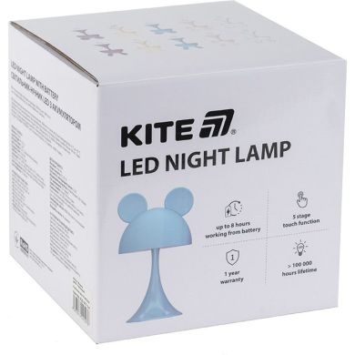 Світильник-нічник LED з акумулятором Simple Mouse, блакитний K25-317-2-3, Блакитний