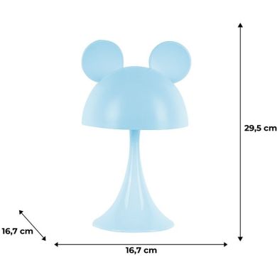 Світильник-нічник LED з акумулятором Simple Mouse, блакитний K25-317-2-3, Блакитний