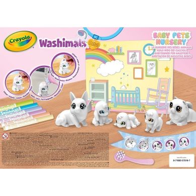 Washimals Набор для творчества Домашние животные с фломастерами 5 шт 74-7516