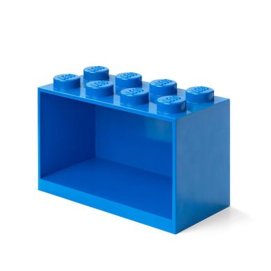 Декоративная полка для хранения книг Х8-синяя Lego 41151731
