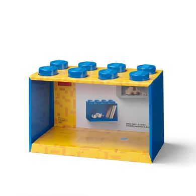 Декоративная полка для хранения книг Х8-синяя Lego 41151731
