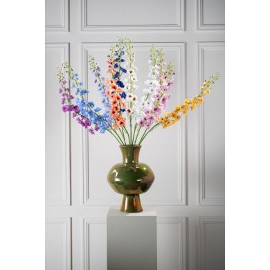 Дельфініум, стебло, білий, 127 см Silk-ka 160164