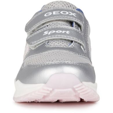 Кроссовки на девочку Geox Pavel Junior 28 Серебряные J048CA-014AJ-C0566