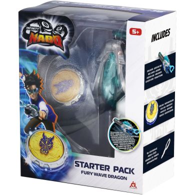 Дзиґа Infinity Nado VI серія Starter Pack Fury Wave Dragon Лютий Дракон EU654111