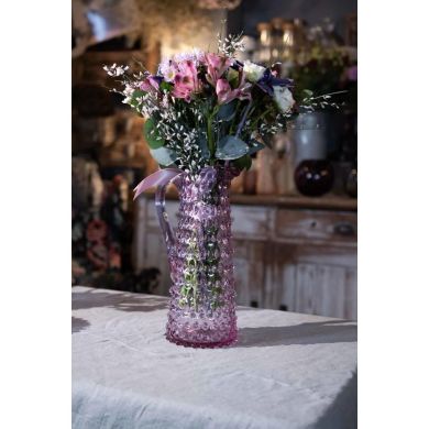 Графін для напоїв 1000 мл високий Hobnail, лаванда KLIMCHI 16185/1000-19/27