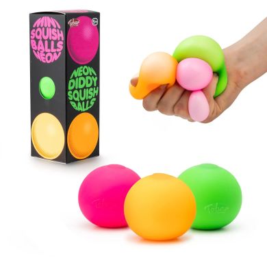 Игрушка-антистресс Сквиш Неон, 3 в наборе OneForFun 39999
