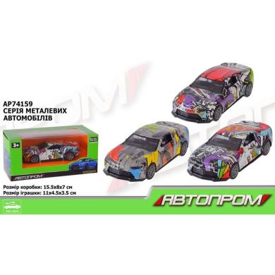 Игрушка машина арт AP74159 АВТОПРОМ 1:36 3 цв. в кор.15*8*7см