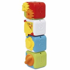 Іграшка розвиваюча 2 в 1 Мультисенсорні кубики Монтессорі Chicco 11857.00