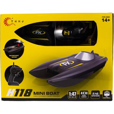 Игрушечный низкоскоростной катер с дистанционным управлением 24G H118