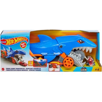 Ігровий набір Hot Wheels Вантажівка-транспортер Акуляча паща GVG36