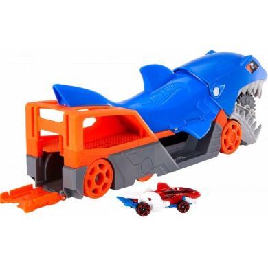 Ігровий набір Hot Wheels Вантажівка-транспортер Акуляча паща GVG36