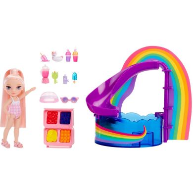 Ігровий набір з лялькою RAINBOW HIGH серії Littles ВЕСЕЛКОВЕ СВЯТО В БАСЕЙНІ (з аксес.) 522249