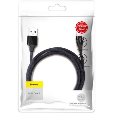 Кабель Baseus Yiven USB Micro1,5м чорний