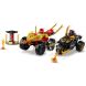 Конструктор LEGO Автомобильная и байковая битва Кая и Раса Ninjago 71789